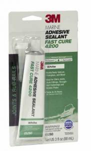 3M Marine Adhesive/Sealant Fast Cure 4200 3oz Tube