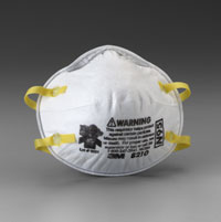 8210 Particulate Respirators - 3 Pack