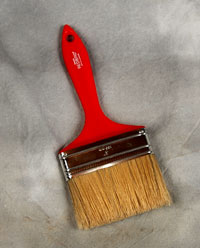 4 inch 100mm Red Brush