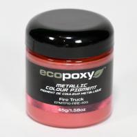Ecopoxy Metallic Color Pigments-Firetruck