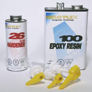 System 100 Epoxy Resin/Hardener KIT 3.74L + Pumps