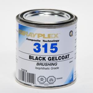 BLACK GELCOAT BR  250ML