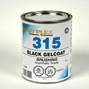 BLACK GELCOAT 1L BR