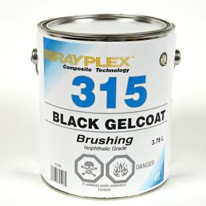Black Gelcoat 3.78L Spray c/w Hardener