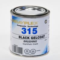 Black Brushing Gelcoat 250ml