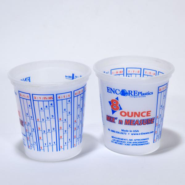 8oz Calibrated Mixing Container – brickintheyard