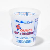 PLASTIC MEASURING TUB 8 OZ 