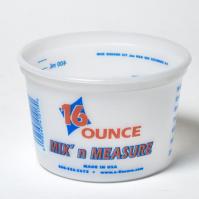 PLASTIC MEASURING TUB 16OZ