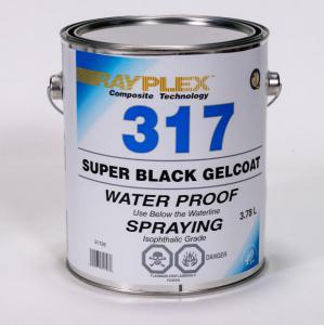 Super Black Gelcoat 3.78 lt.